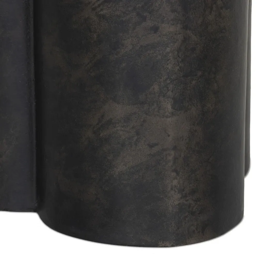 Johan Outdoor End Table - Bronze, Aluminum