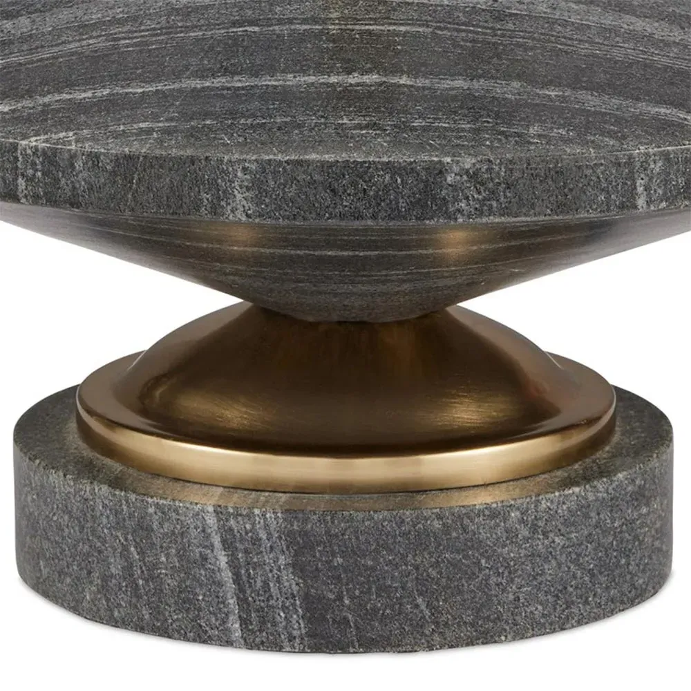 Johari Table Lamp - Black, Stone