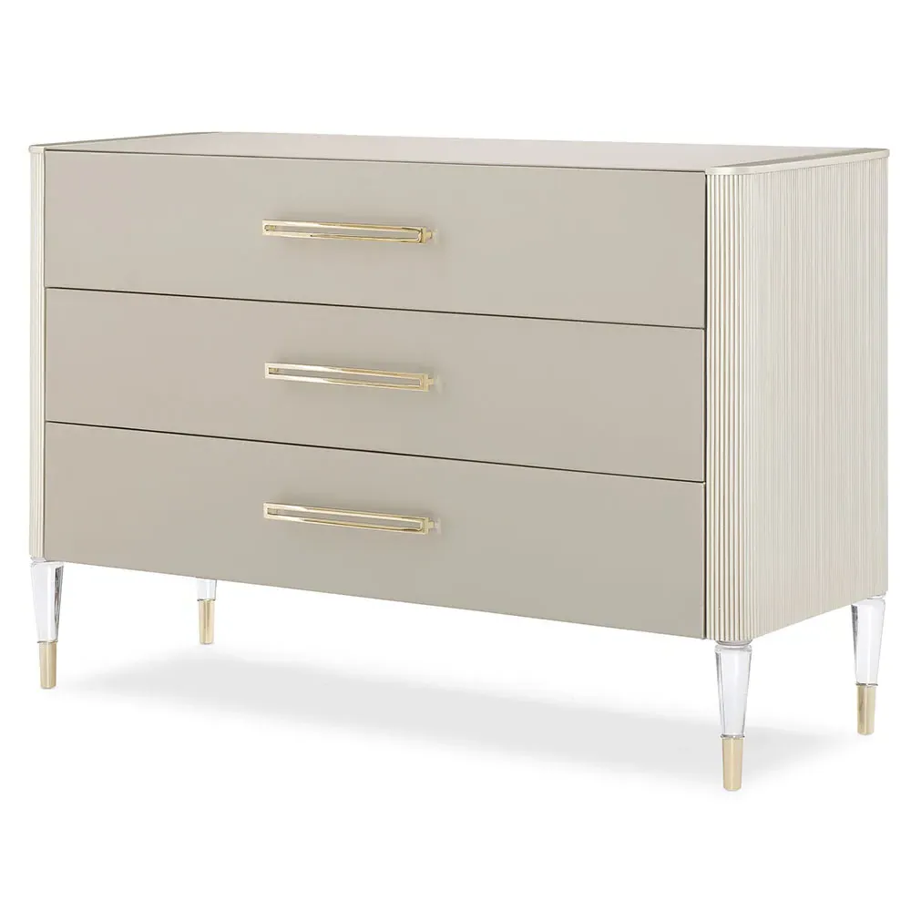 Jonah Bachelor Chest - Beige, Shagreen image