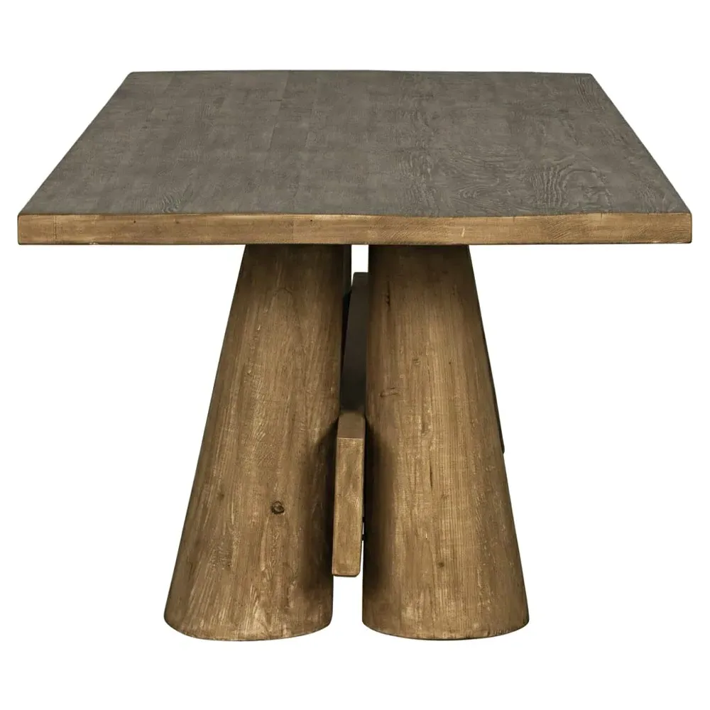 Jonah Dining Table - Light Brown, Douglas Fir