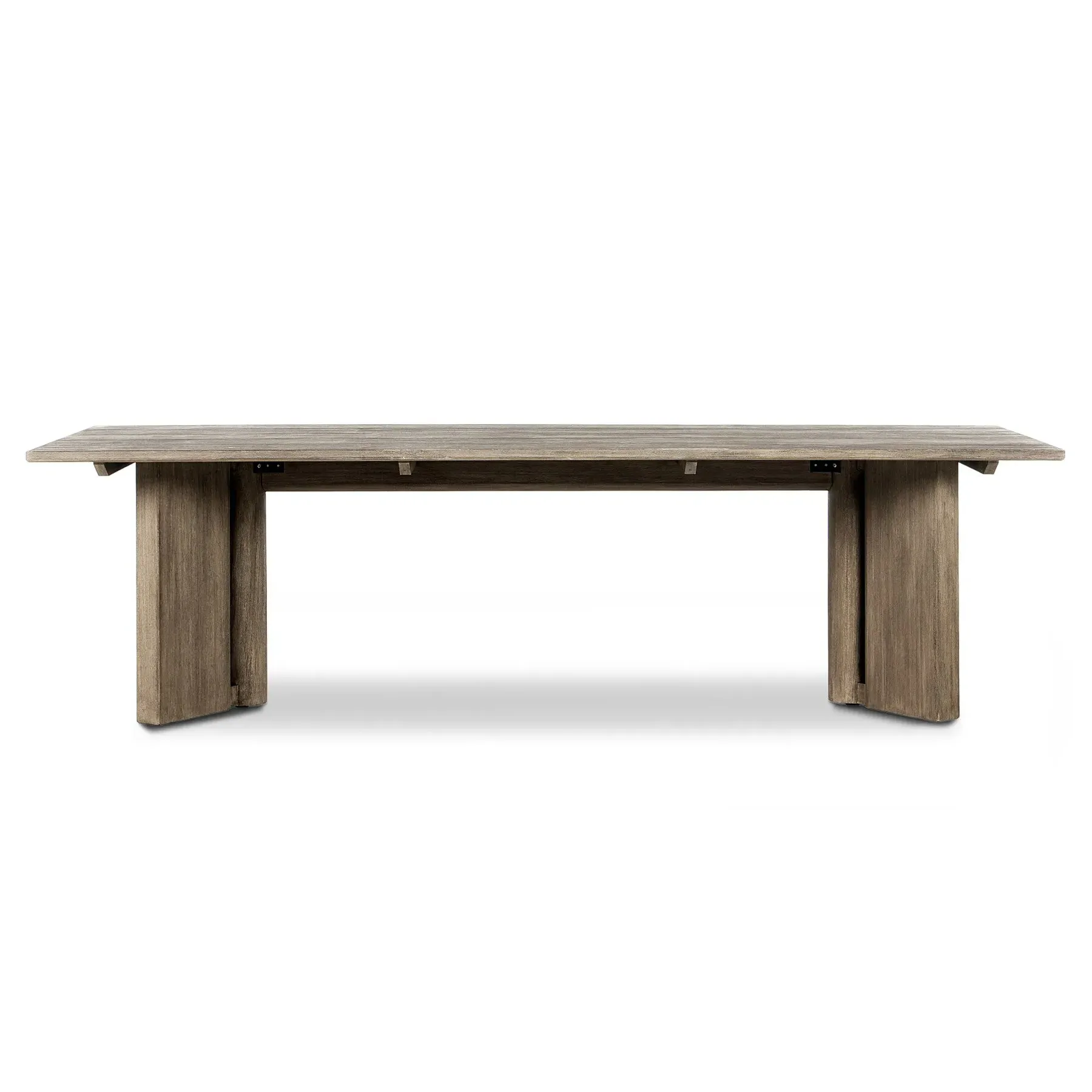 Jonathan Rustic Lodge Outdoor Dining Table - Grey, Teak