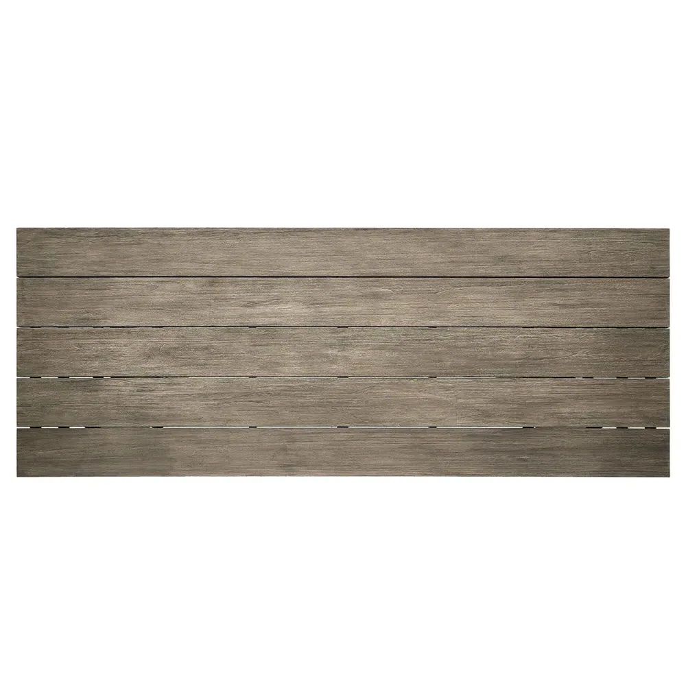 Jonathan Rustic Lodge Outdoor Dining Table - Grey, Teak