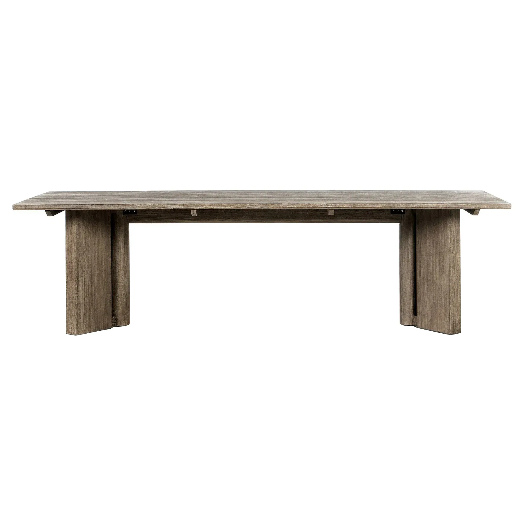 Jonathan Rustic Lodge Outdoor Dining Table - Grey, Teak image