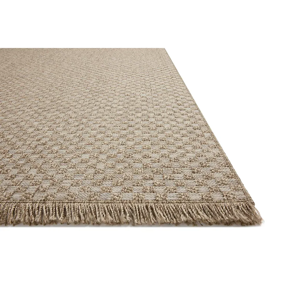 Joneth Woven Indoor Outdoor Rug - Brown, Polypropylene