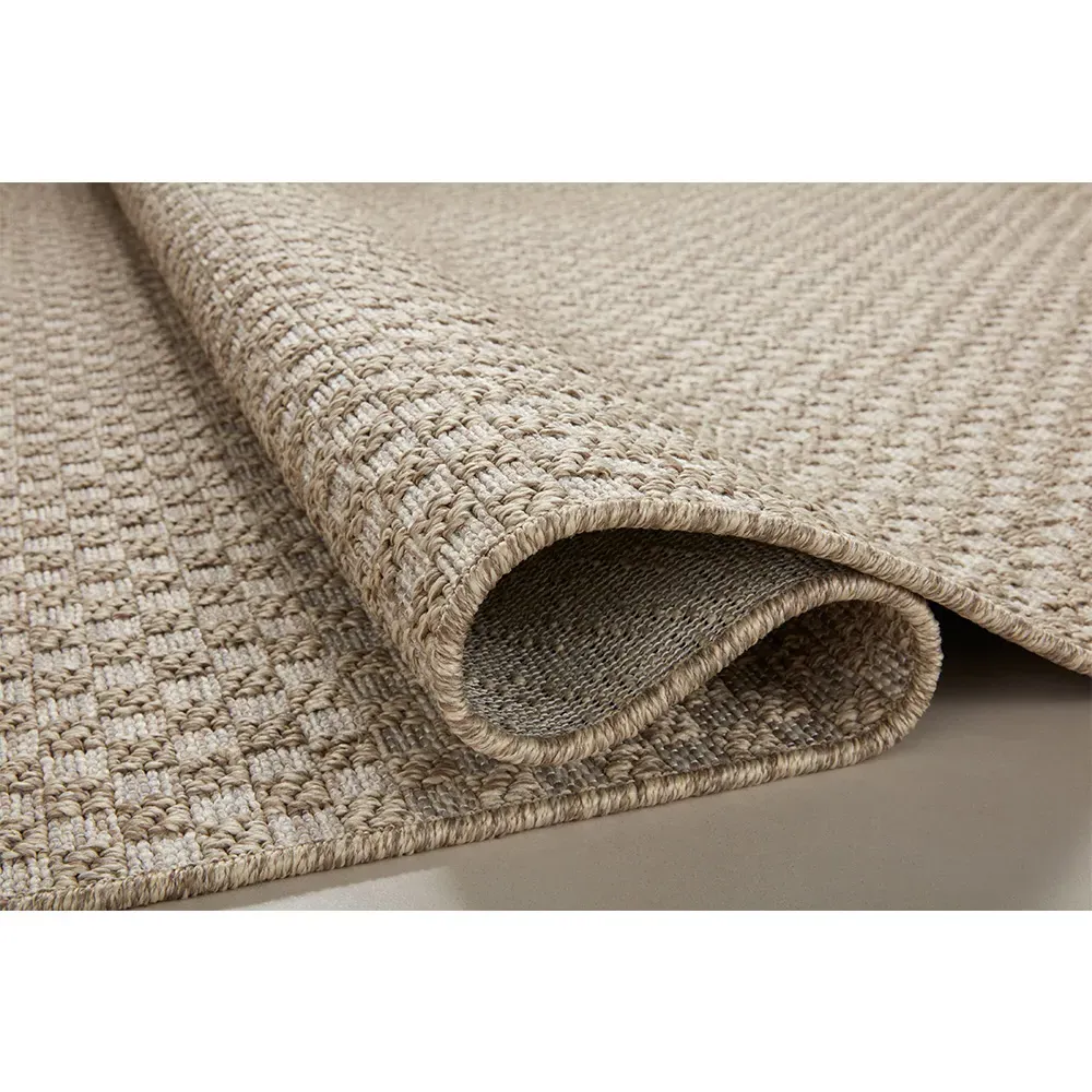 Joneth Woven Indoor Outdoor Rug - Brown, Polypropylene