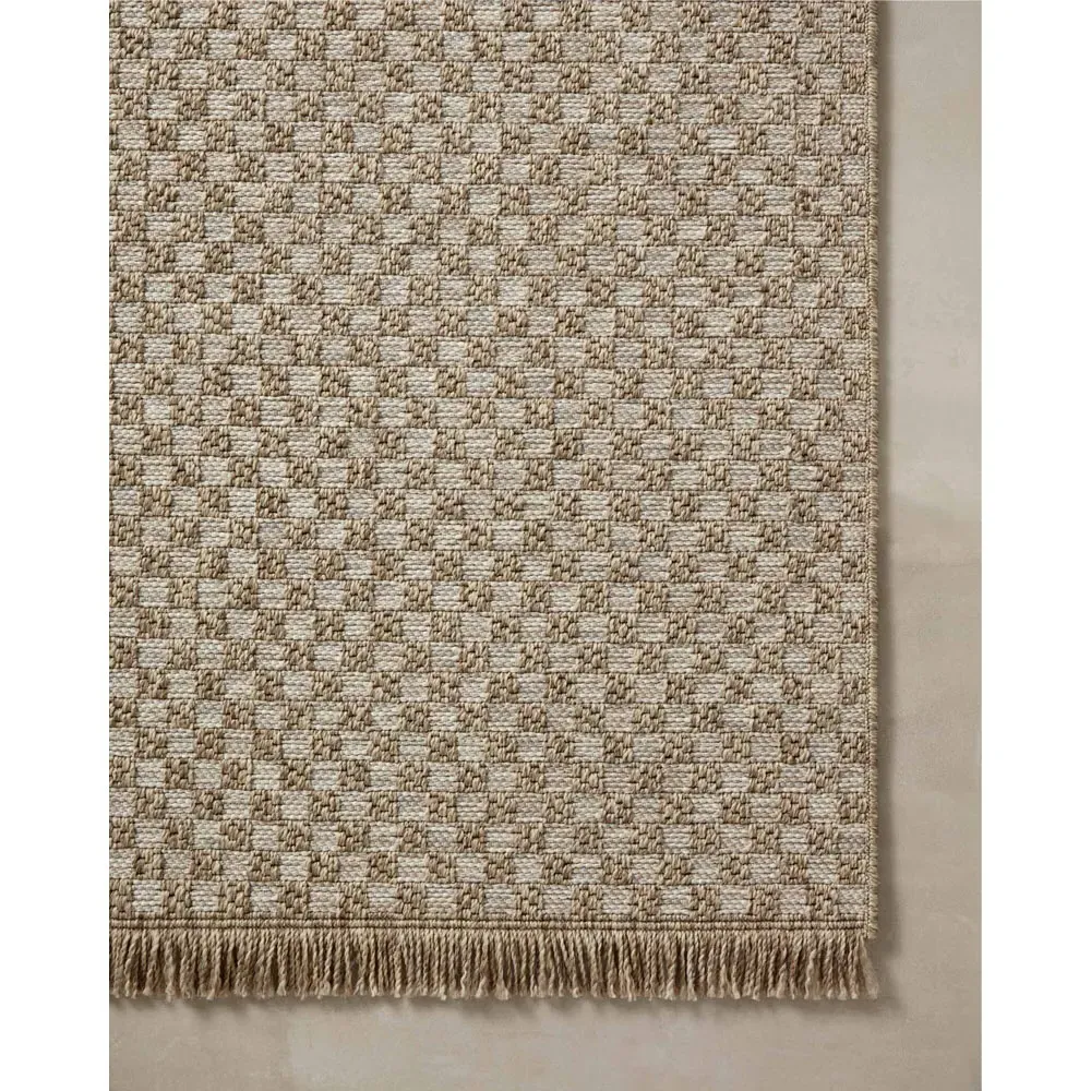 Joneth Woven Indoor Outdoor Rug - Brown, Polypropylene