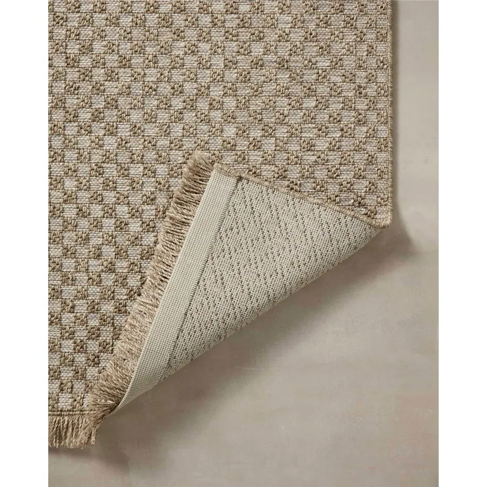 Joneth Woven Indoor Outdoor Rug - Brown, Polypropylene