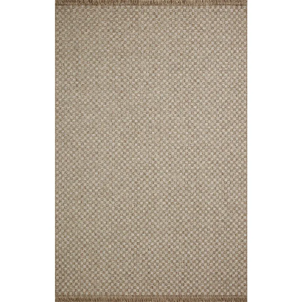 Joneth Woven Indoor Outdoor Rug - Brown, Polypropylene image