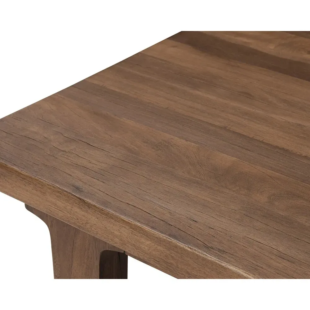 Jonna Rectangular Coffee Table - Brown, Reclaimed Wood