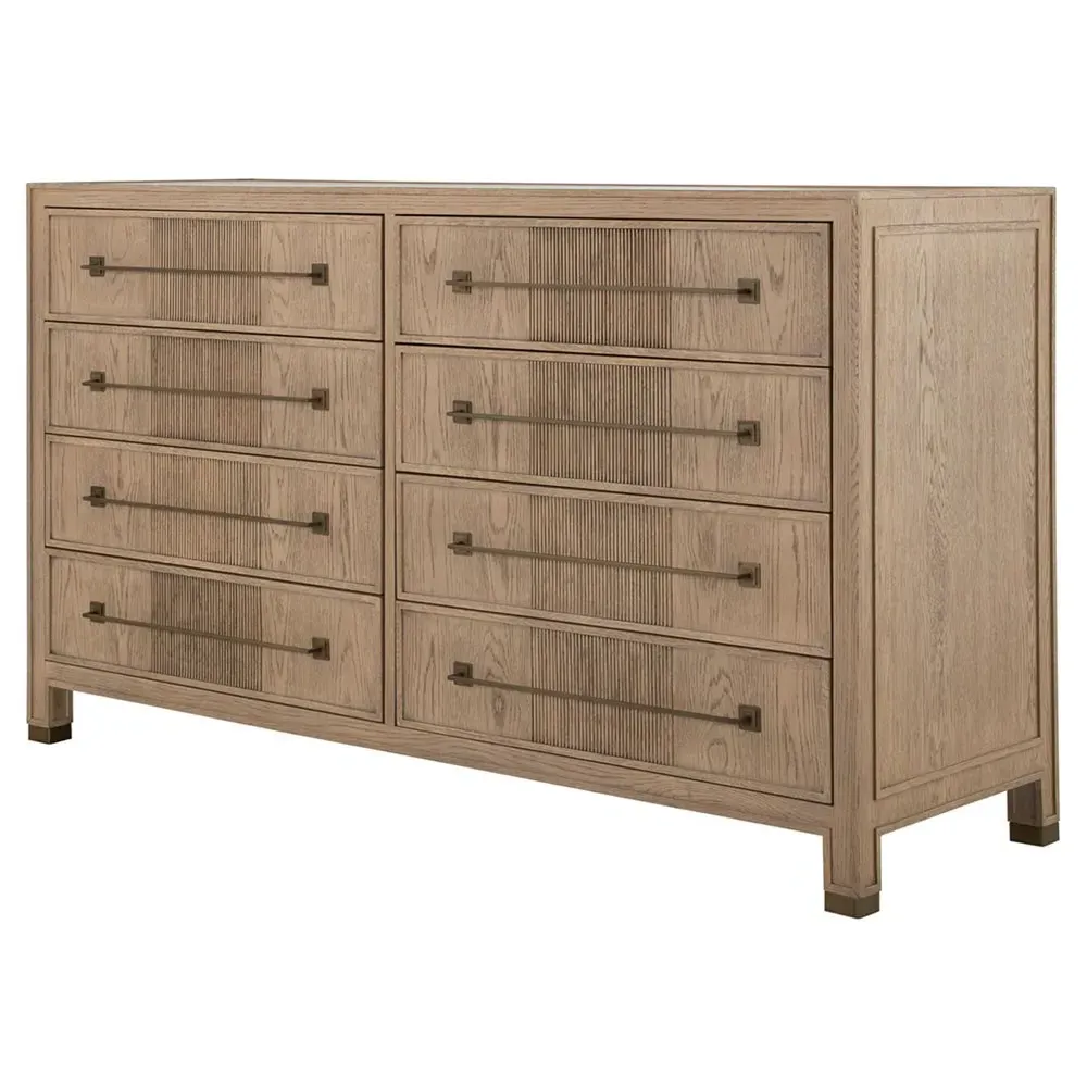 Jordan Double Dresser - Brown, Oak