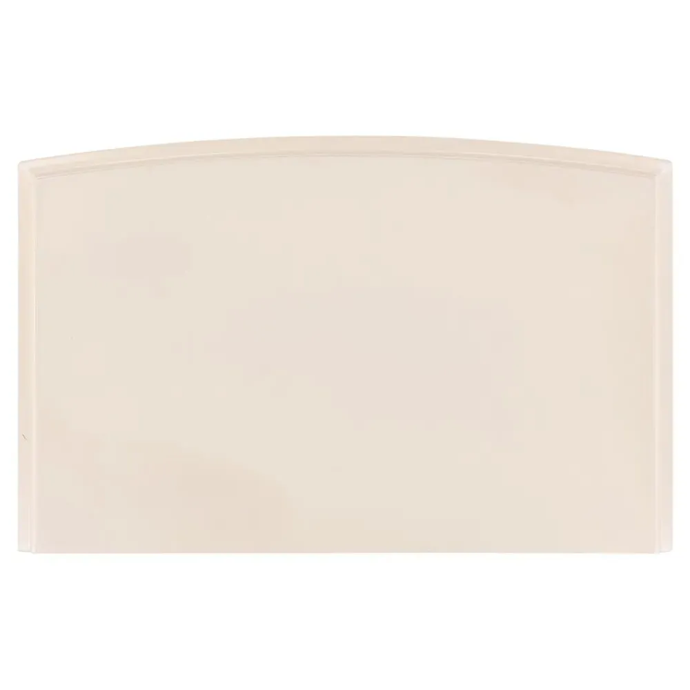 Jordyn Woven Raffia Nightstand - Cream, Mahogany Wood