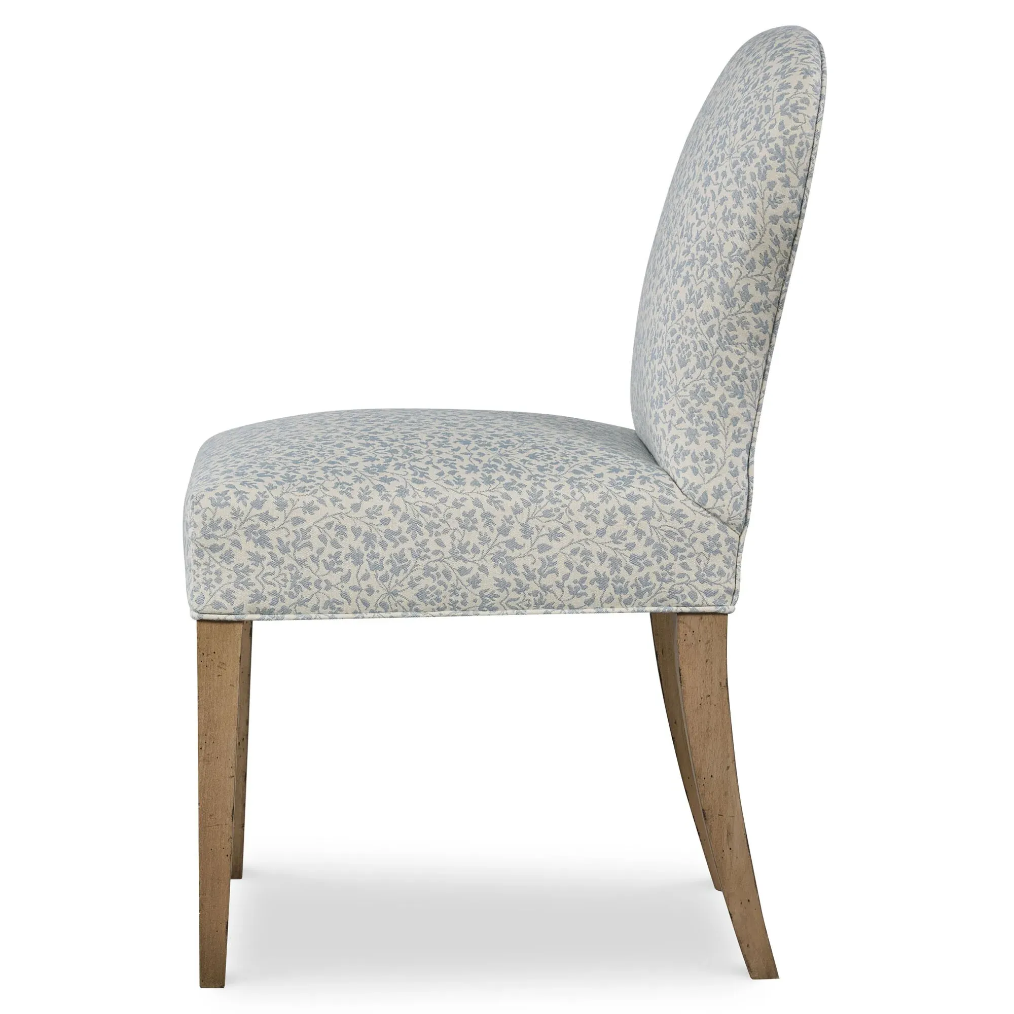 Josephie French Country Dining Side Chair - Blue, Sunbrella