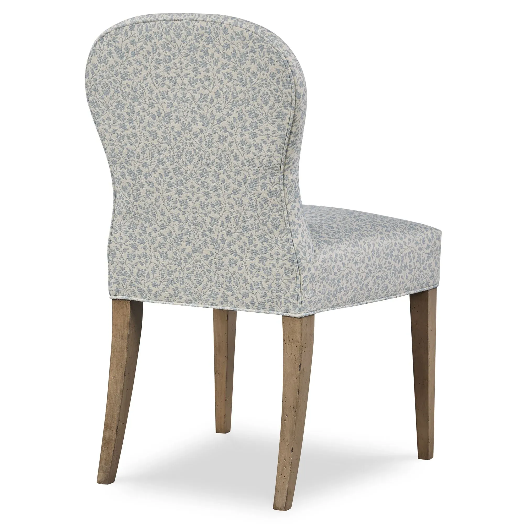 Josephie French Country Dining Side Chair - Blue, Sunbrella