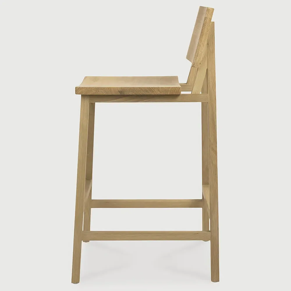 Josie Counter Stool - Brown, Oak