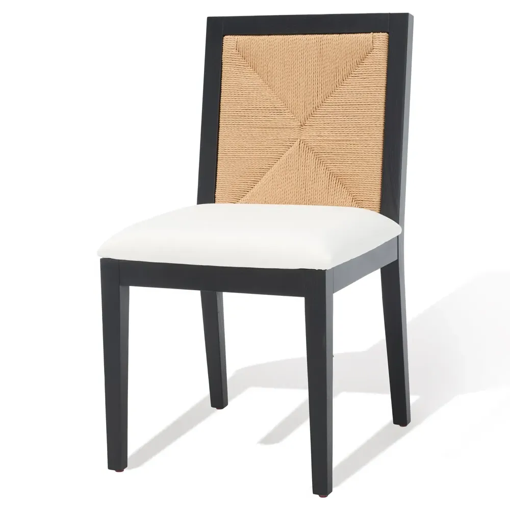 Josie Dining Chair Set of 2 - White, Oak