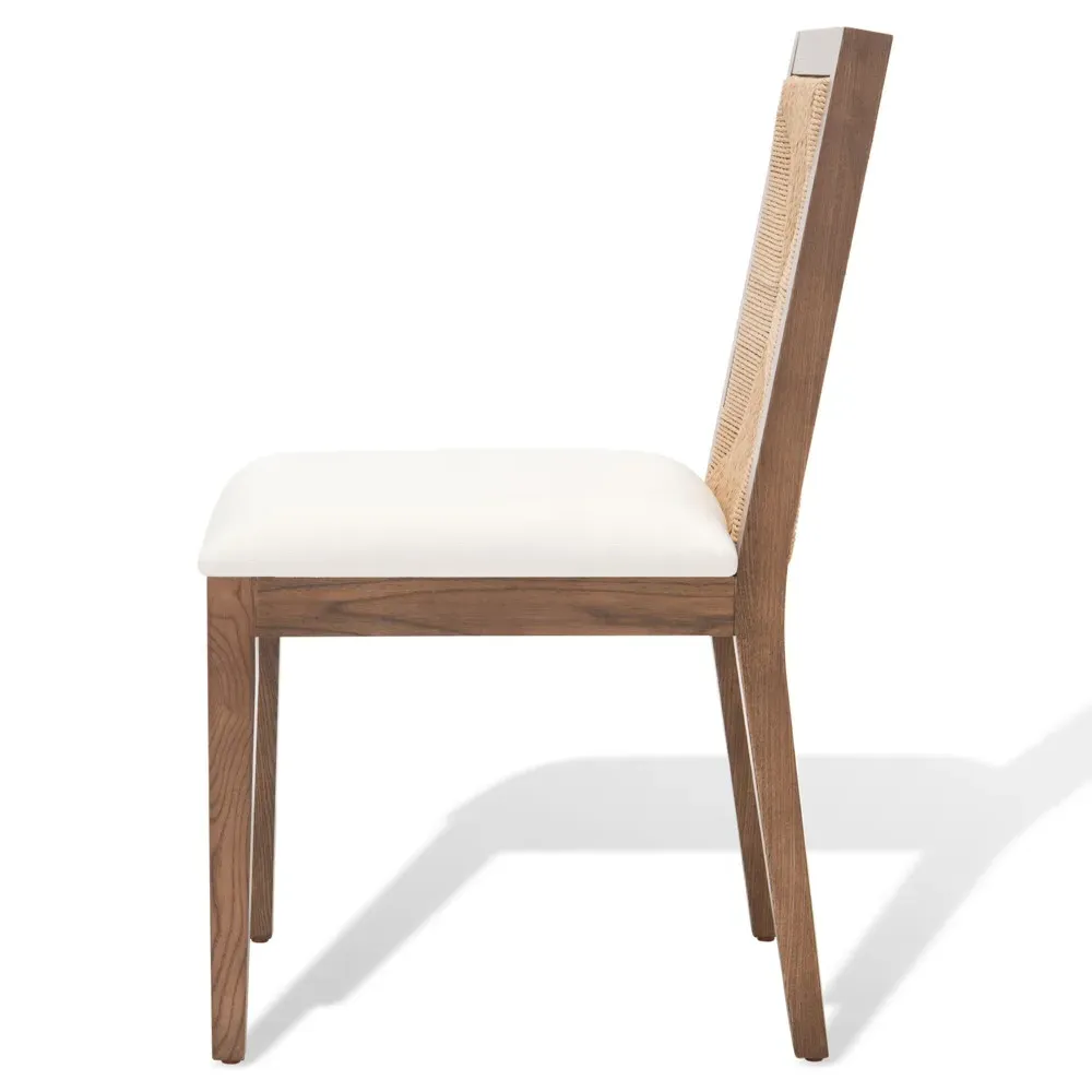 Josie Dining Chair Set of 2 - White, Oak