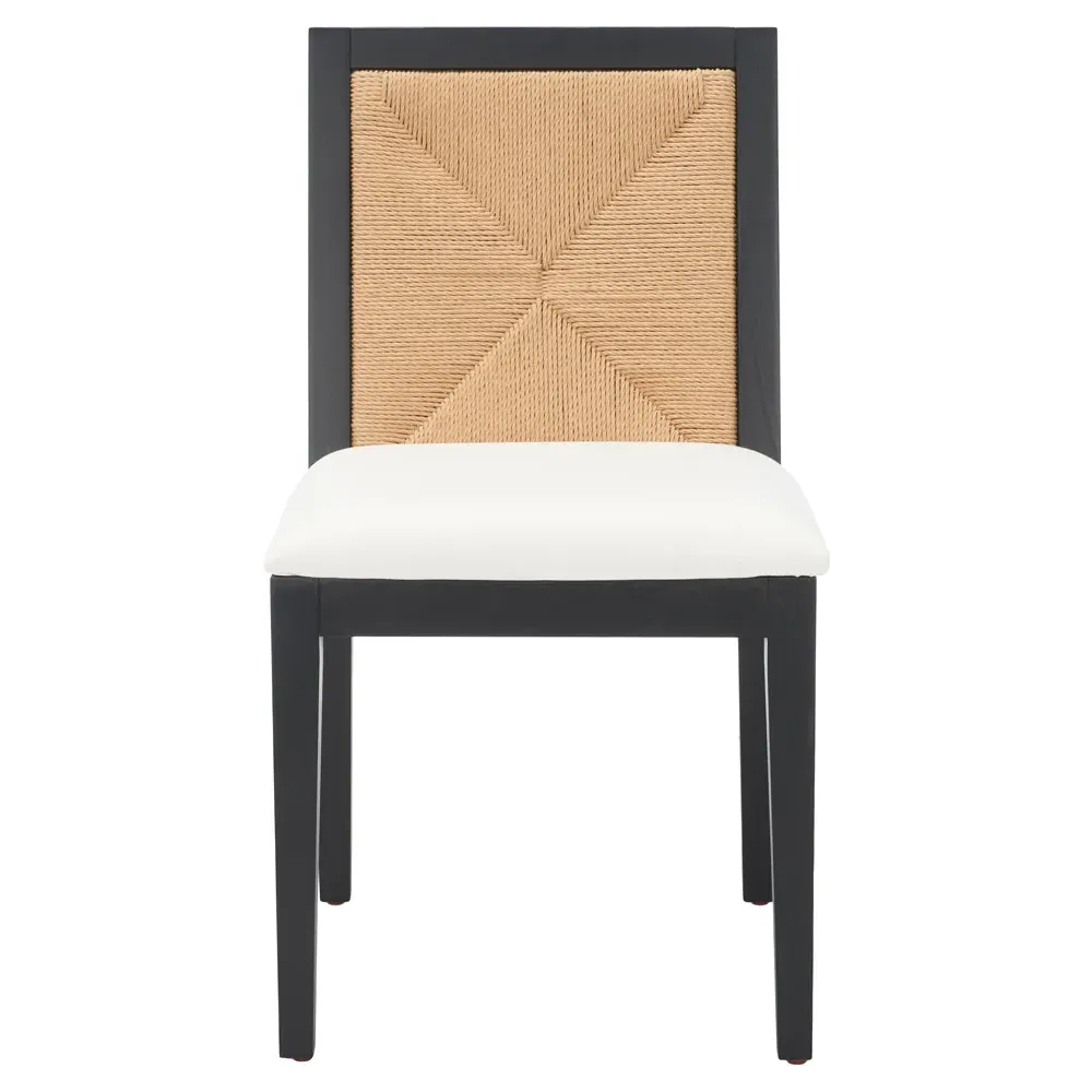 Josie Dining Chair Set of 2 - White, Oak
