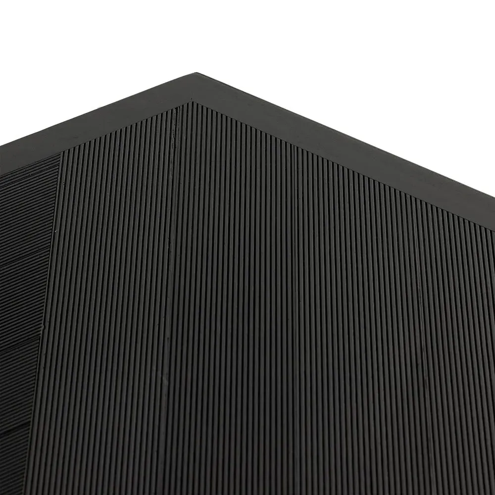 Joy Rectangular 2 Tier Coffee Table - Black, Ash Wood