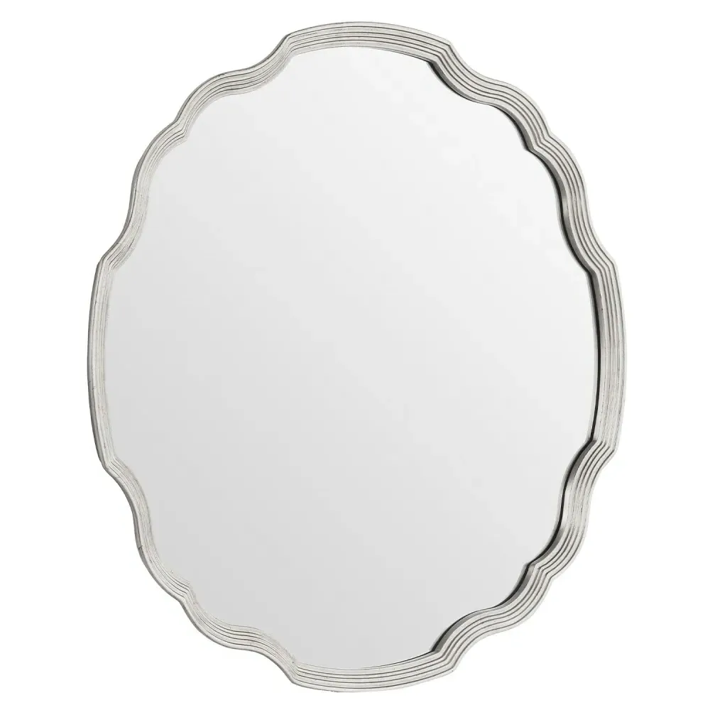 Joy Round Wall Mirror - Silver