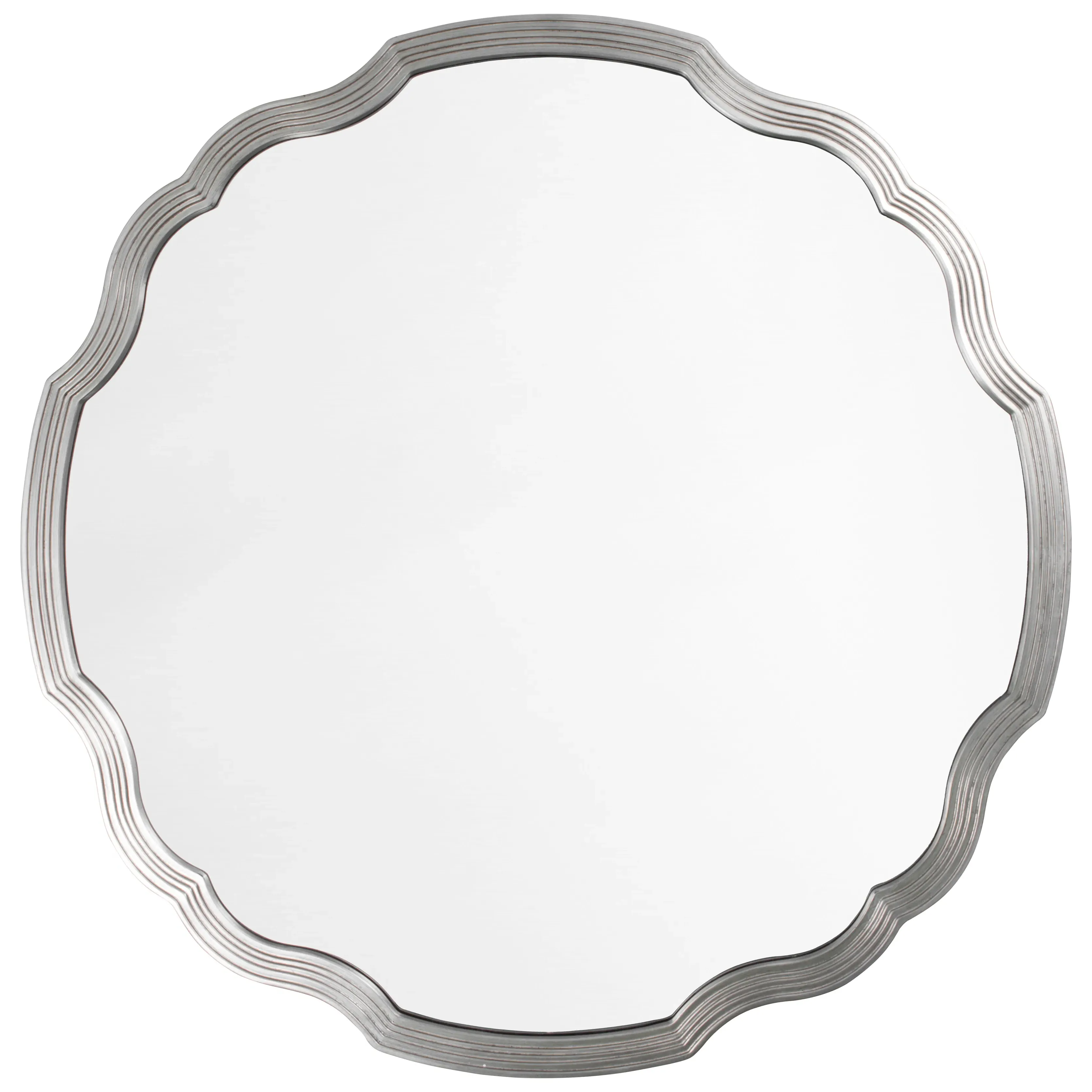 Joy Round Wall Mirror - Silver