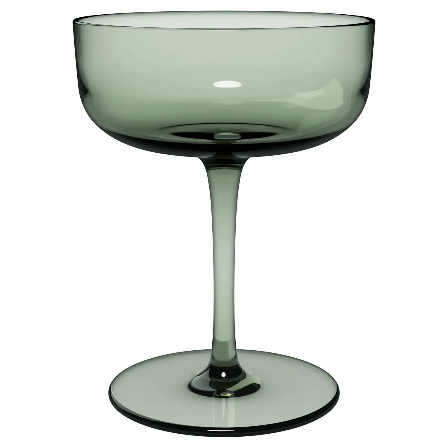 Jude Champagne Coupe Set of 2 - Green, Crystal image