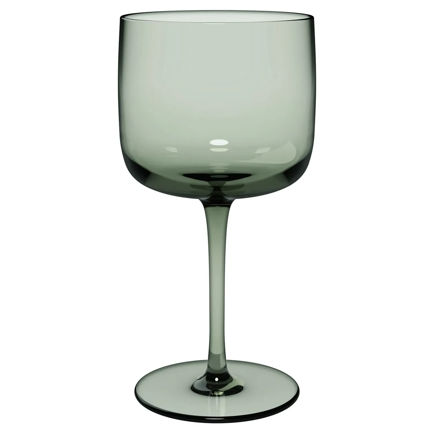 Jude Wine Goblet Set of 2 - Green, Crystal