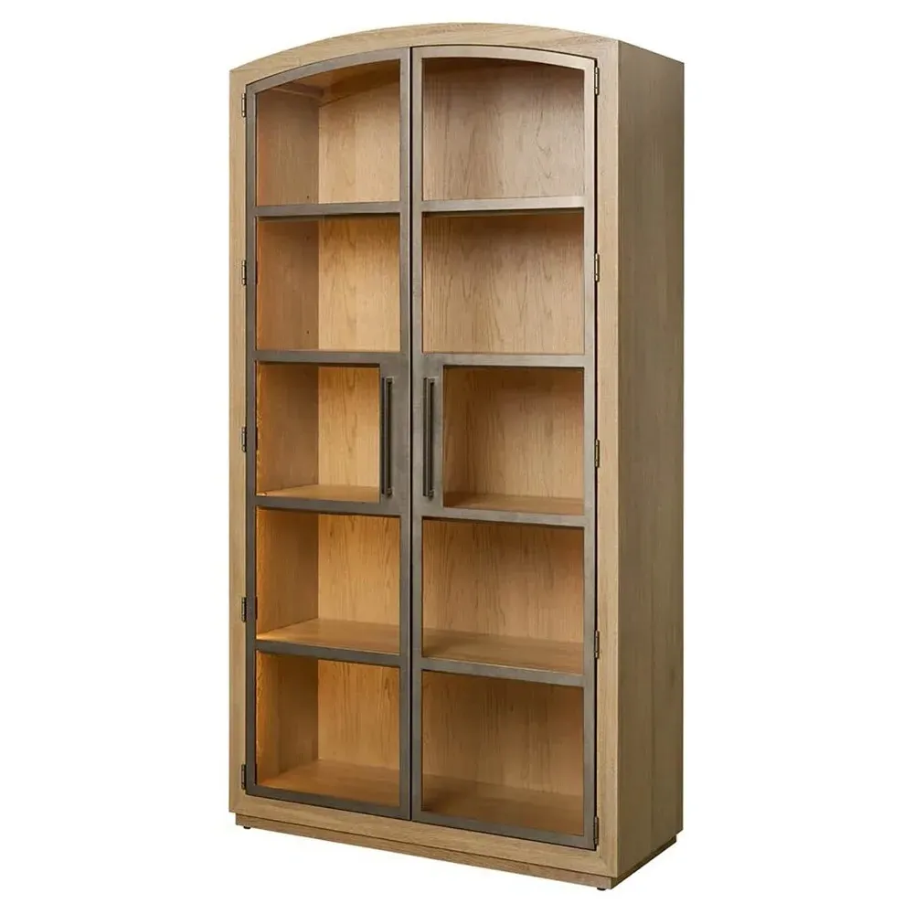 Judy Display Cabinet - Brown, Oak
