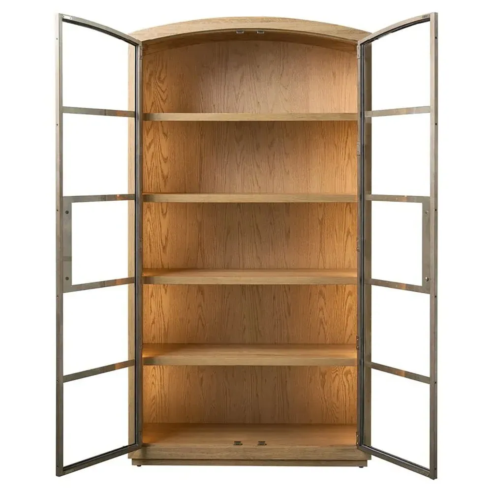 Judy Display Cabinet - Brown, Oak