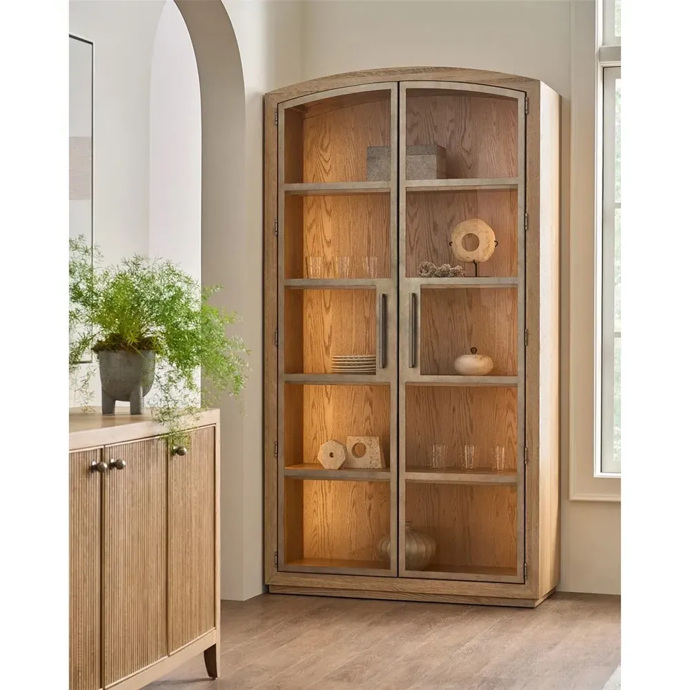 Judy Display Cabinet - Brown, Oak