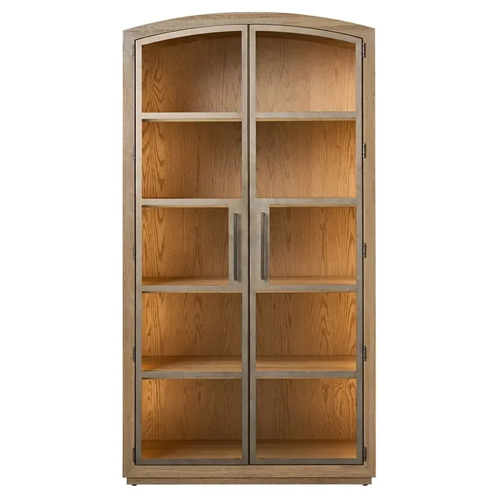 Judy Display Cabinet - Brown, Oak image