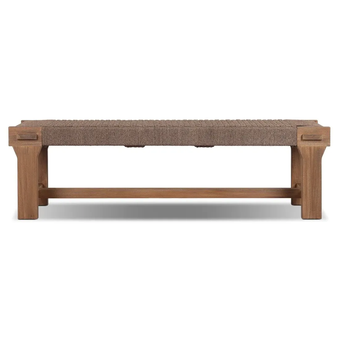 Judy Outdoor Dining Bench - Brown, Teak