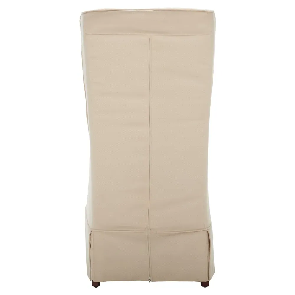 Judy Wing Back Dining Chair - Cream, Cotton