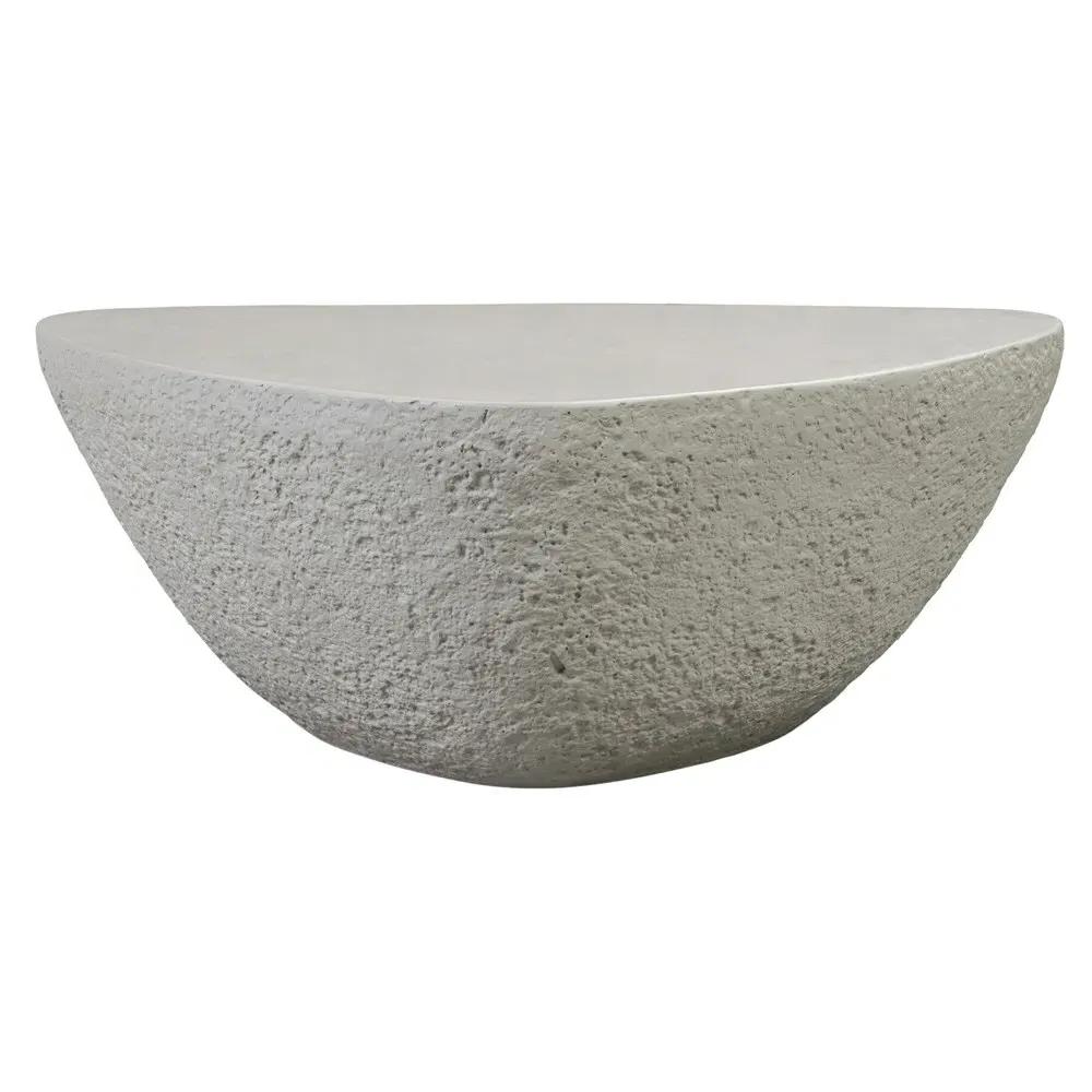 Julia Large Outdoor Coffee Table - Grey, Concrete