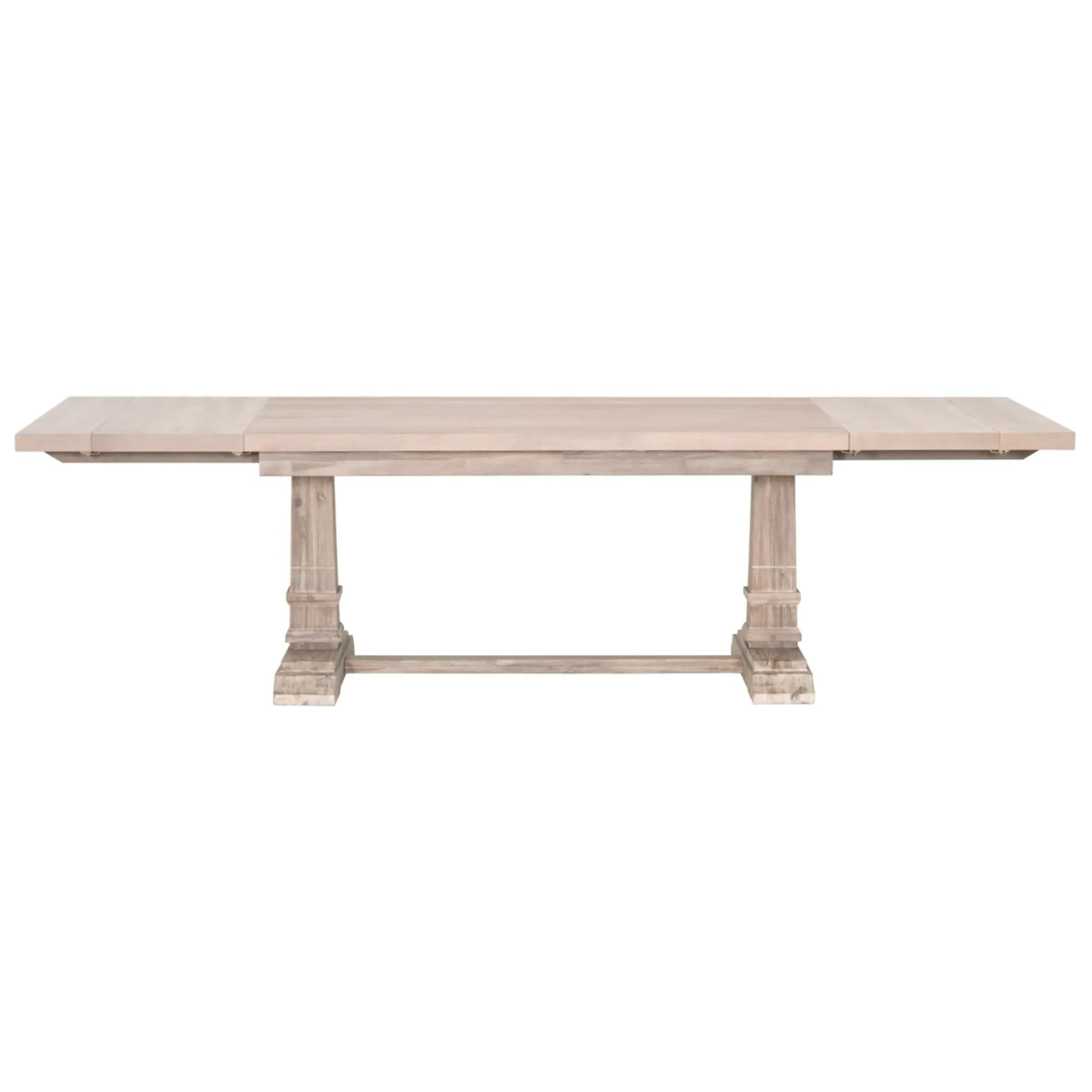 Julian Trestle Extendable Dining Table - Grey, Acacia