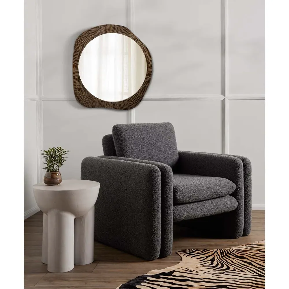 Julianne 5x7 Zebra Print Hide Rug - Black, Fur