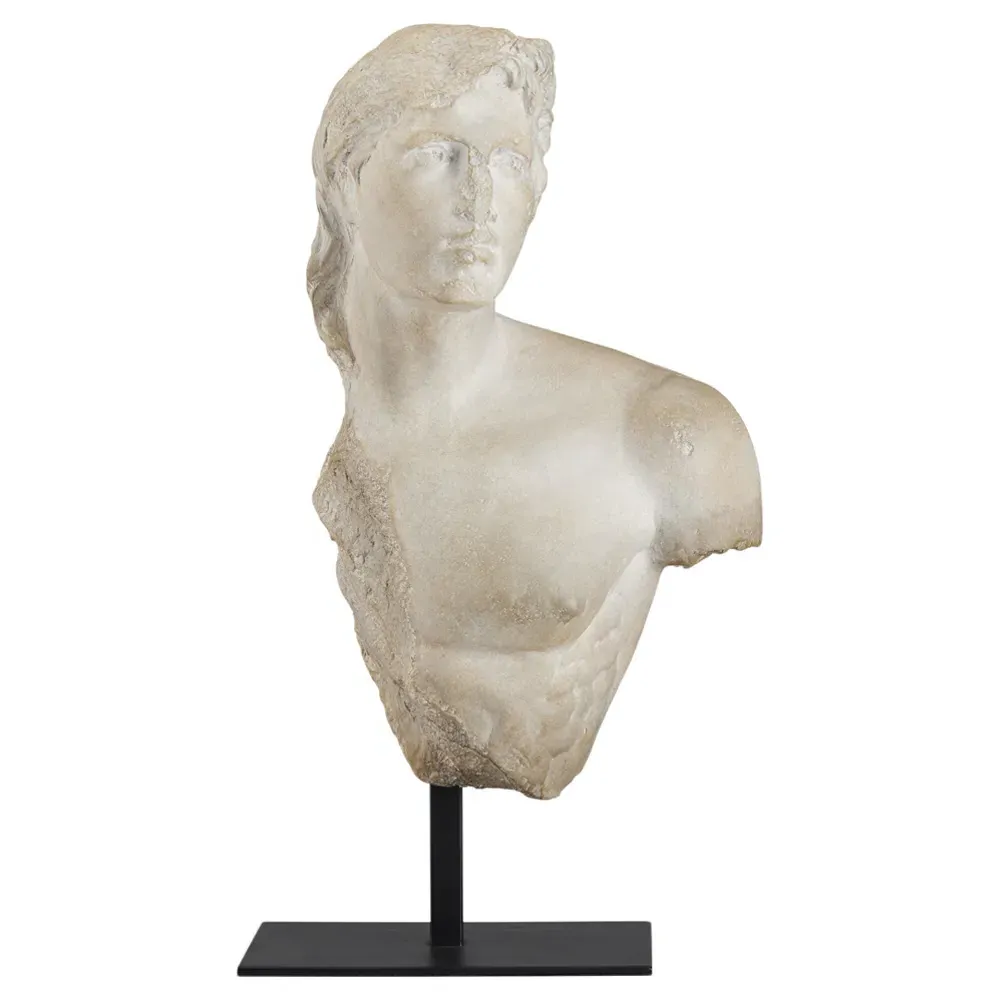 Julien French Country Greek Torso Sculpture - Beige image