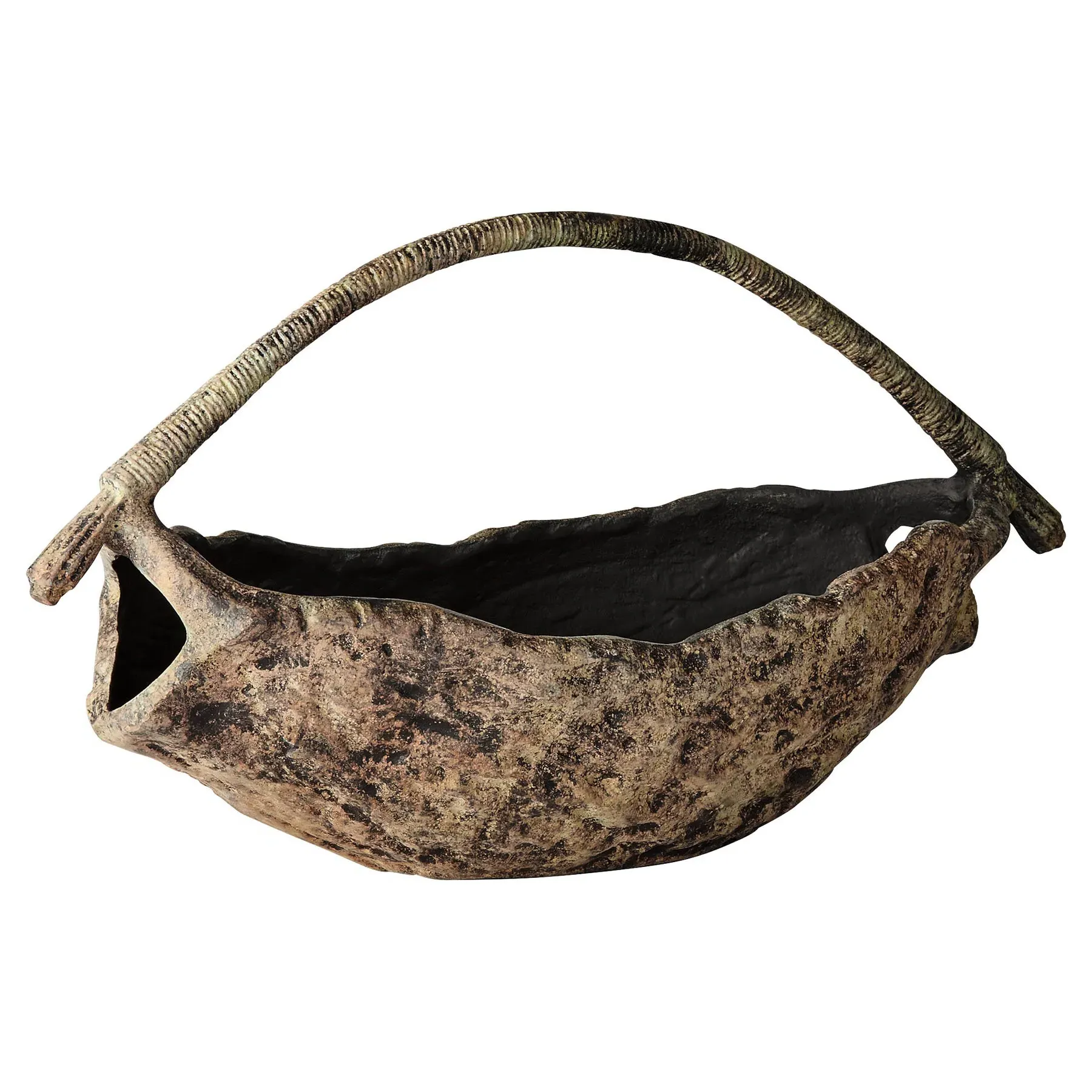 Julien Large Decorative Bowl - Bronze, Cast Aluminum