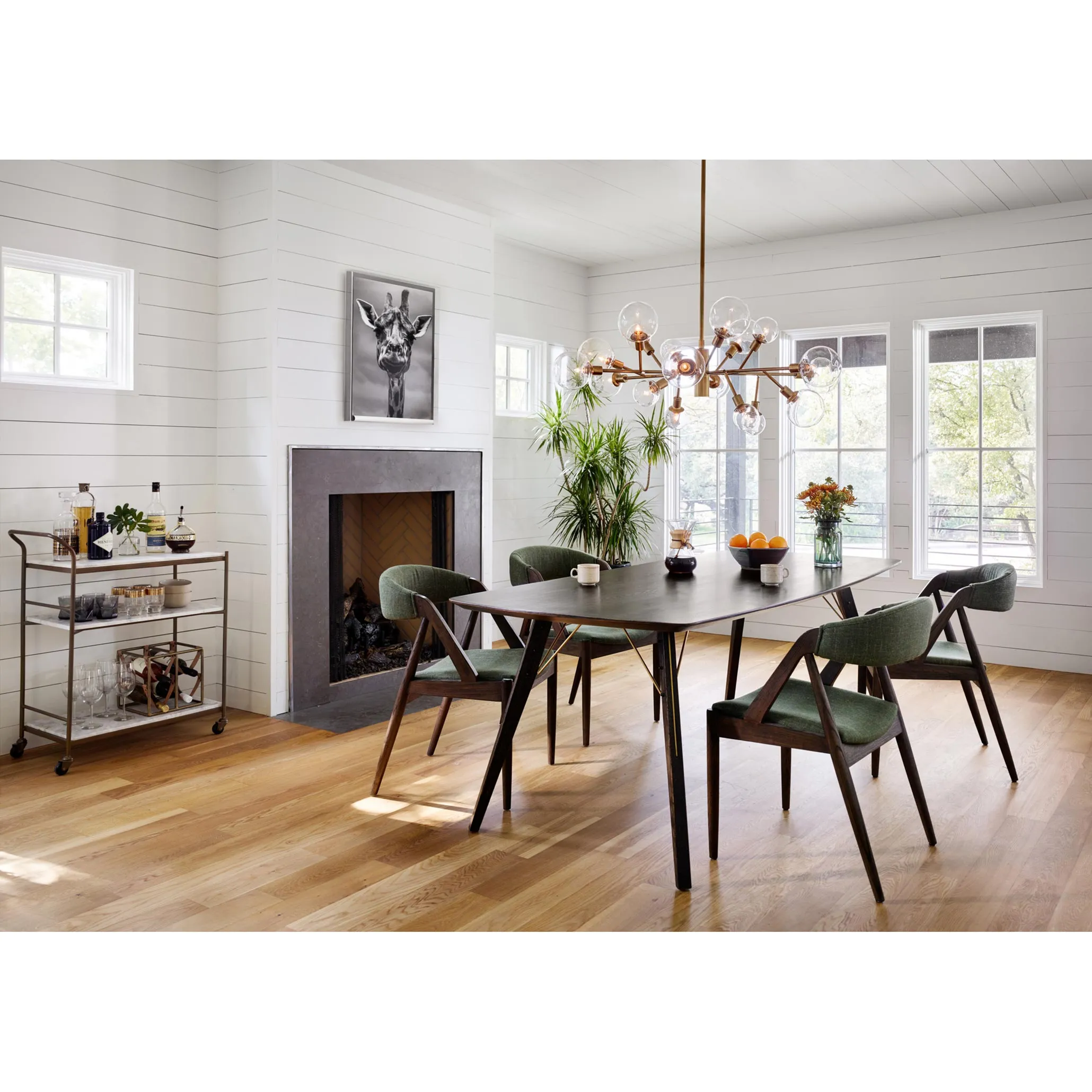 Juliet 18 Arms Sputnik Chandelier - Matte Brass, Iron