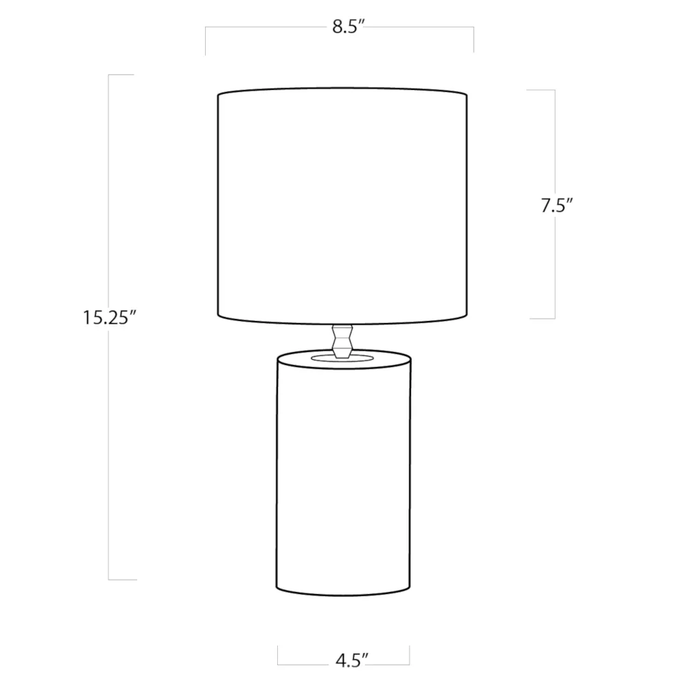 Juliet Small Table Lamp - Clear, Crystal