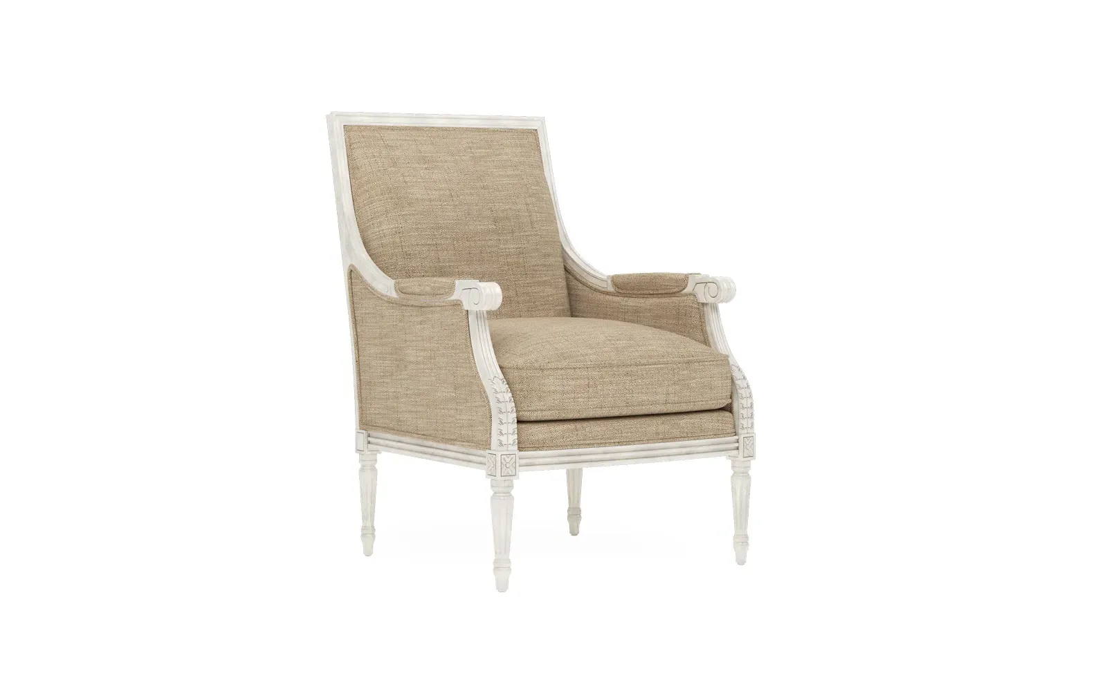 Juliette Bergere Chair - Mocha, Hardwood