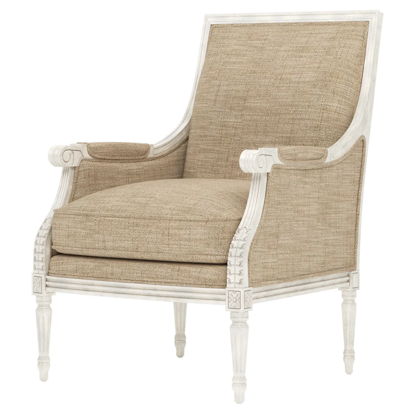 Juliette Bergere Chair - Mocha, Hardwood