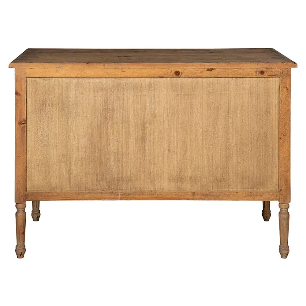 Julio 3 Drawer Dresser - Brown, Pine Wood