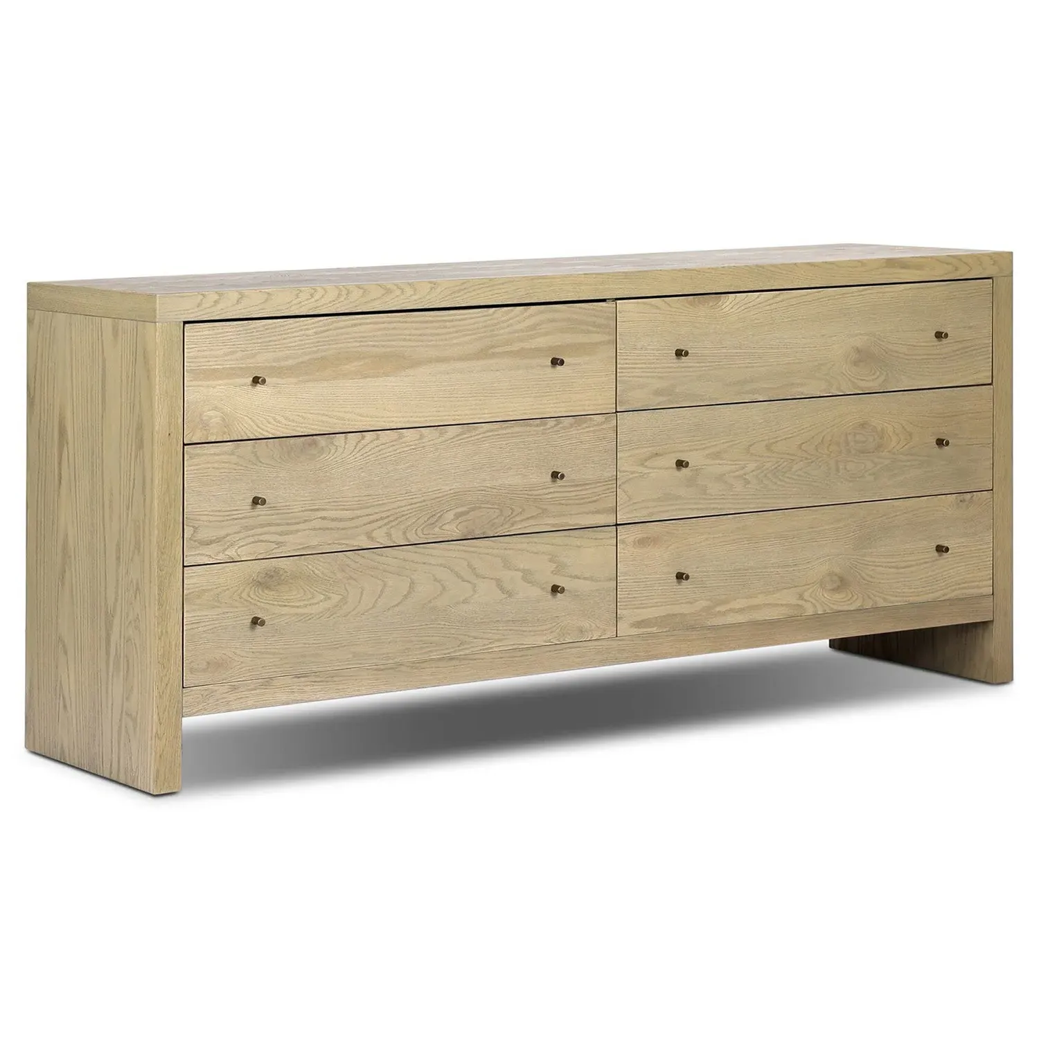Julius Double Dresser - Brown, Oak