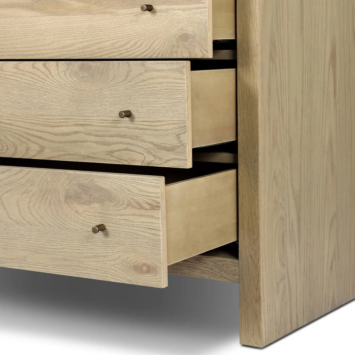 Julius Double Dresser - Brown, Oak