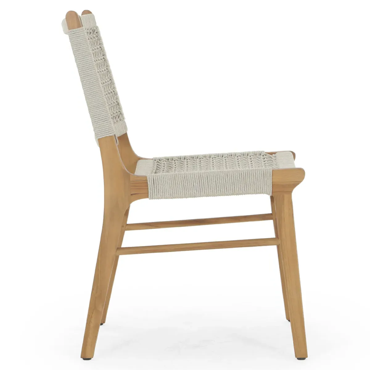 Julius Outdoor Dining Side Chair - Natural, Teak