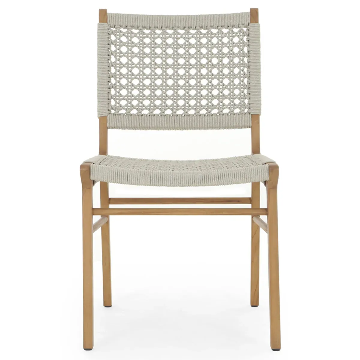 Julius Outdoor Dining Side Chair - Natural, Teak