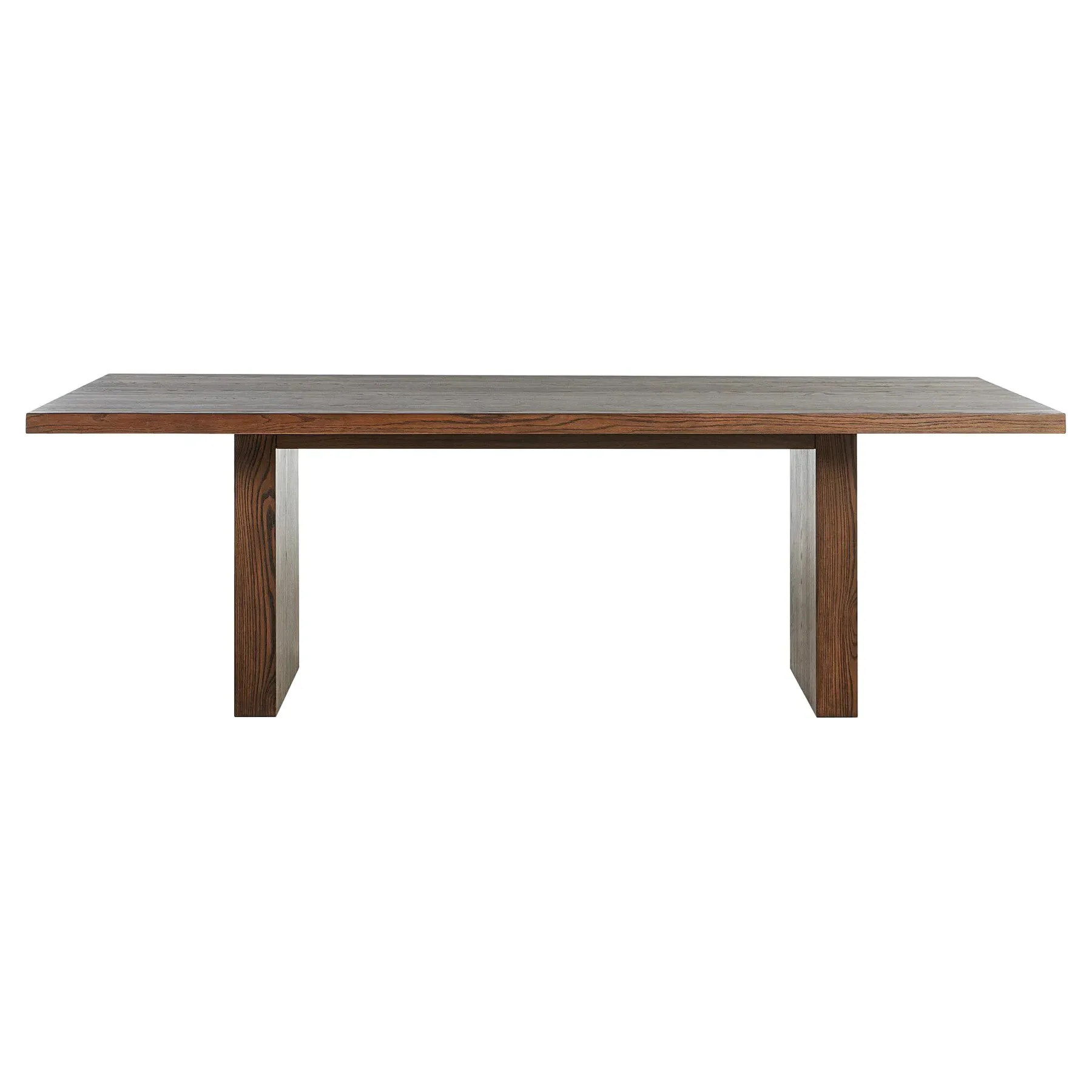 Julius Rectangular Dining Table - Brown, Oak image