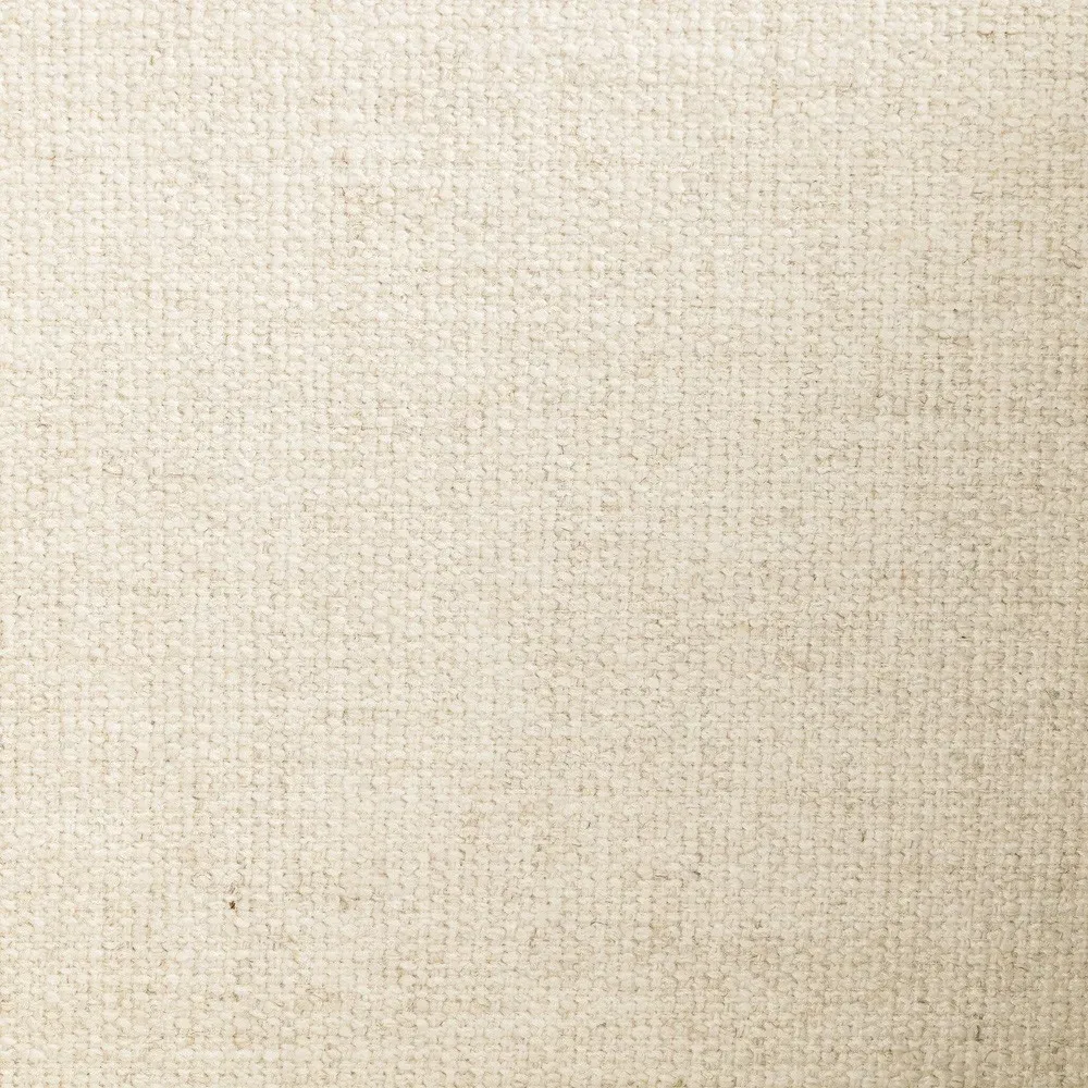 June Woven Cane Swivel Chair - Cream, Parawood