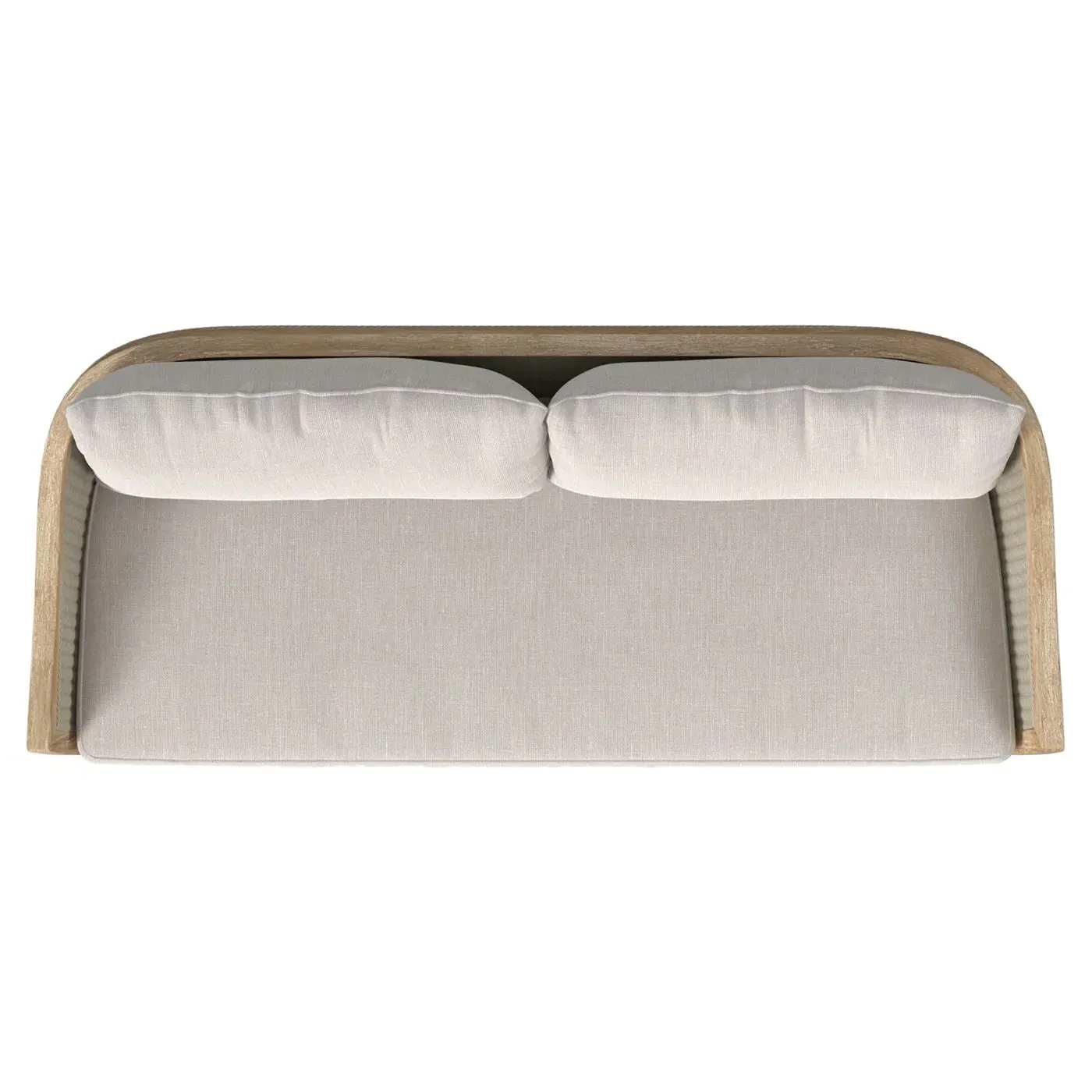 Junia 86" Outdoor Sofa - Beige, Teak