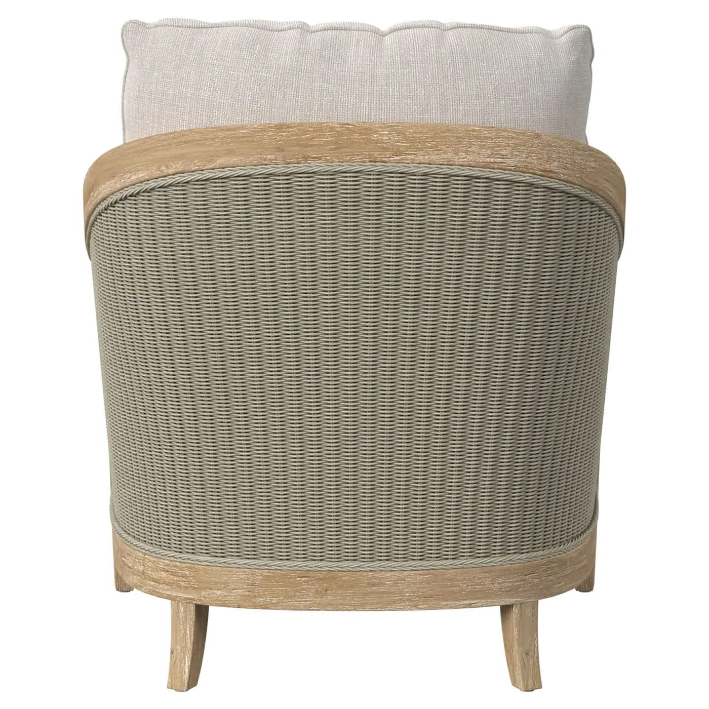 Junia Outdoor Club Chair - Beige, Teak